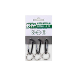 Diy moschettoni piccoli pz.3 art.06853a