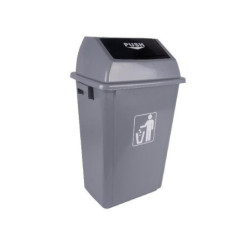 Pattumiera lt.58 con coperchio basculante art.pat06932a