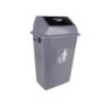 Pattumiera lt.58 con coperchio basculante art.pat06932a