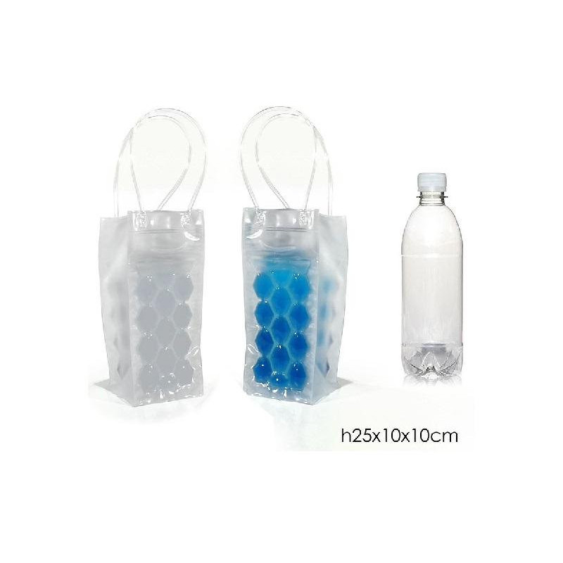 Busta refrigerante per bottiglie cm.25x10x10 art.748545