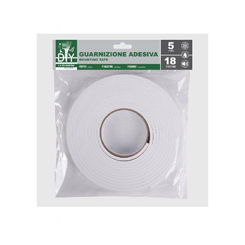Diy guarnizione adesiva isolante parafreddo cm.1,8xmt.5