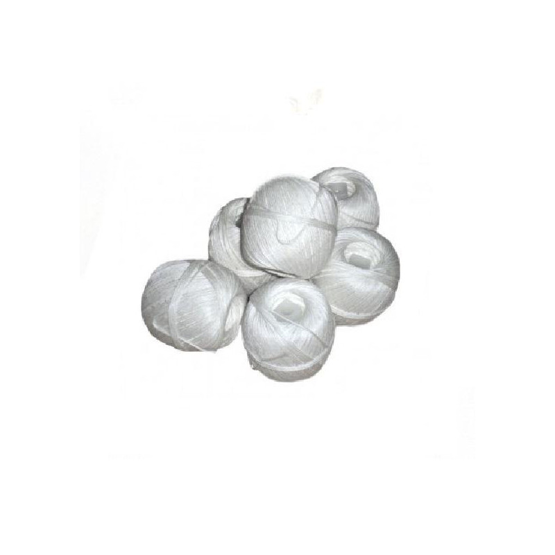 Spago in palline bianco candido al pacco