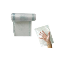 Sacchetti guanti polietilene taglia unica rotolo pz.500 1919