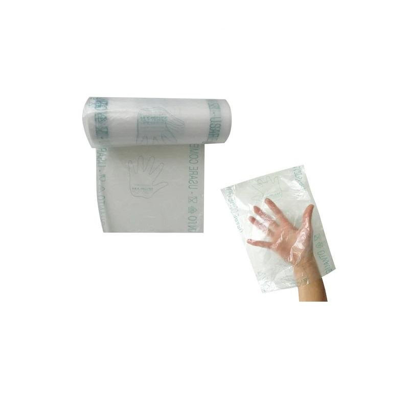 Sacchetti guanti polietilene taglia unica rotolo pz.500 1919