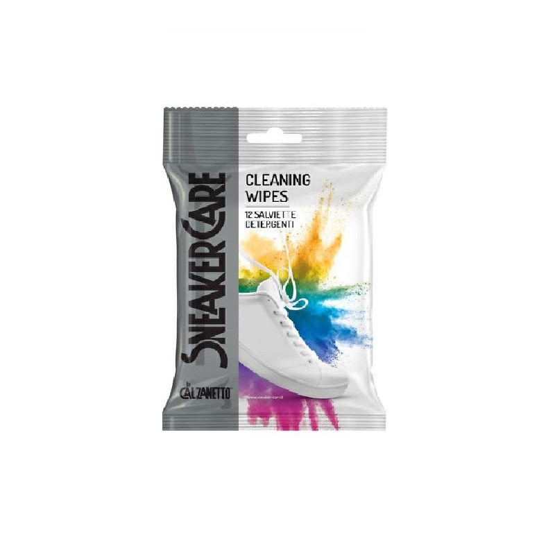 Calzanetto sneaker care salviett e detergenti pz.12