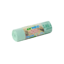 Sacchi immondizia mater-bi eco compost cm.70x110 lt.110 pz.10 art.802