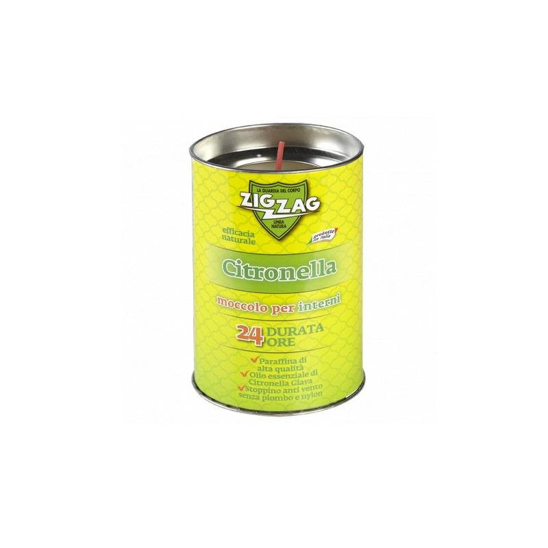 Zig zag citronella moccolo durata 24 ore art.782 citronella