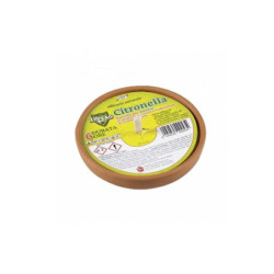 Zig zag citronella in terracotta d.14 durata 6 ore art.792