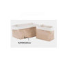 Cestino morbido juta e cotone 28 x18x18 naturale css022nat