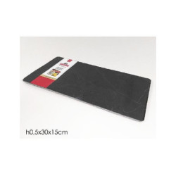 Piatto ardesia rettangolare 30x15 cm art. 635703