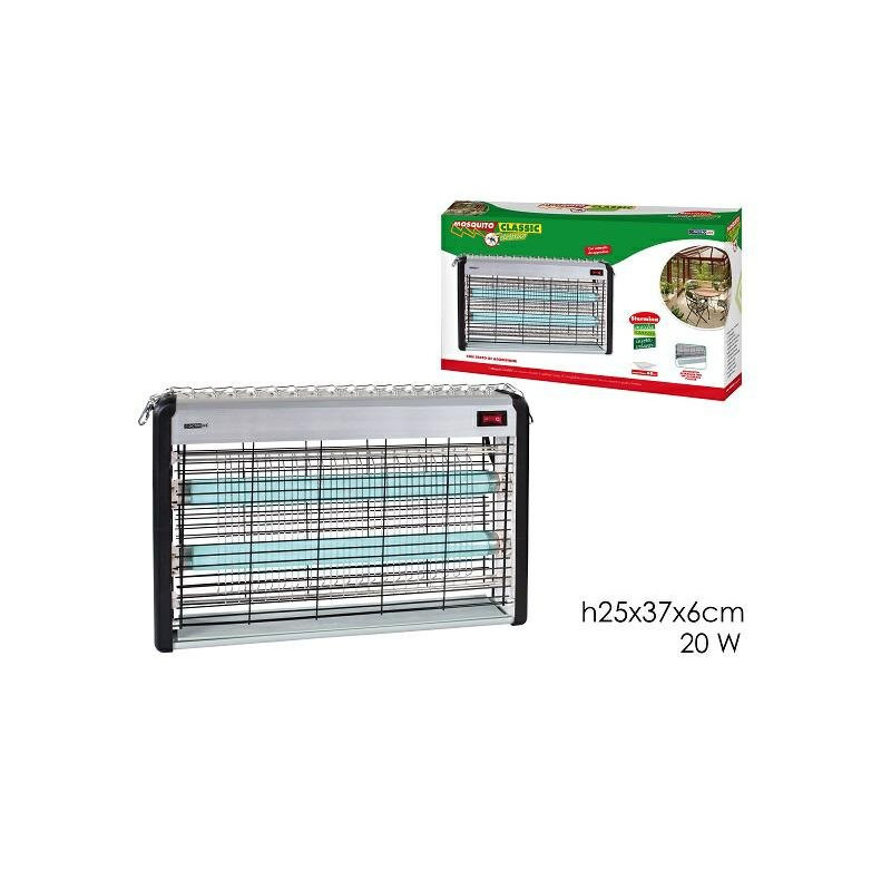 Mosquito killer griglia fulmina insetti 20w art.801908
