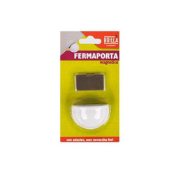 Brilla  ferma porta magnetico bi anco