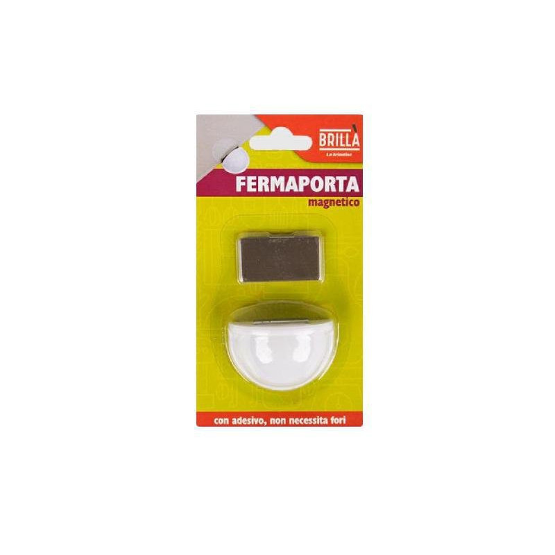 Brilla ferma porta magnetico bi anco