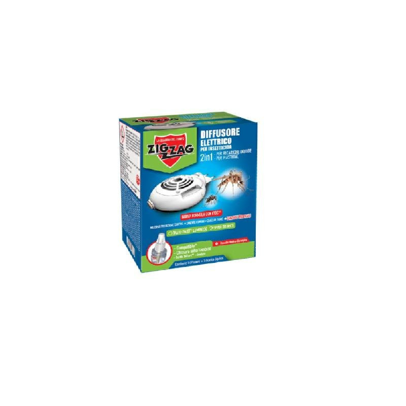 Zig zag elettroemanatore biuso liquido e piastrine base