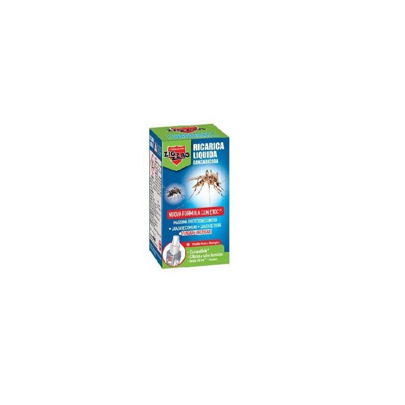 Zig zag ricarica elettroemanatore liquido 45 notti