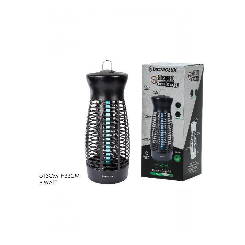Mosquito killer griglia fulmina insetti 6w art.801901