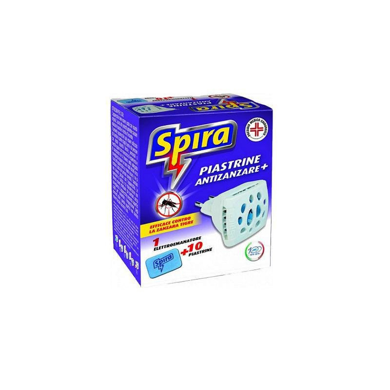 Spira elettroemanatore piastrine base + 10 piastrine