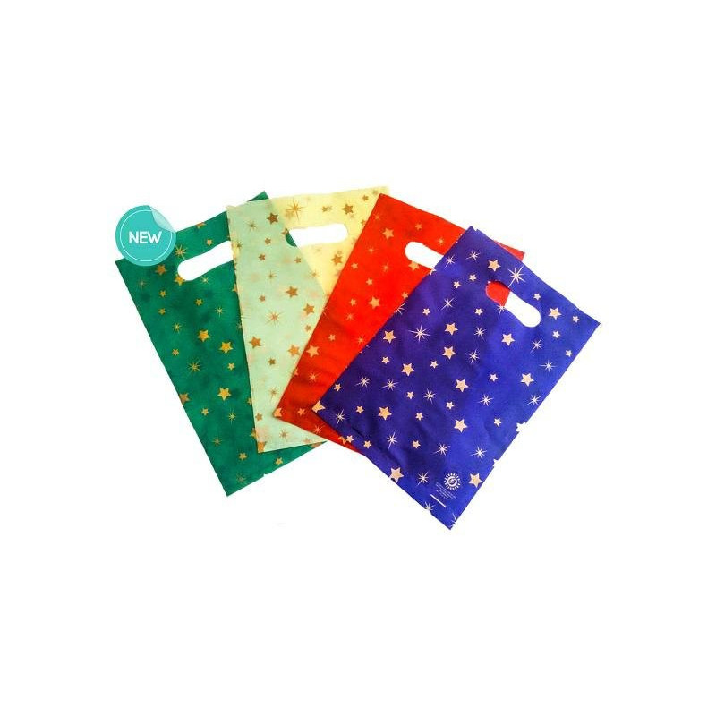Shoppers plastica cm.15x25 stell ine colori assortiti pz.200 she741mix