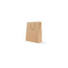 Borsa carta avana cm.10x12+6,5 manico corda shb362na
