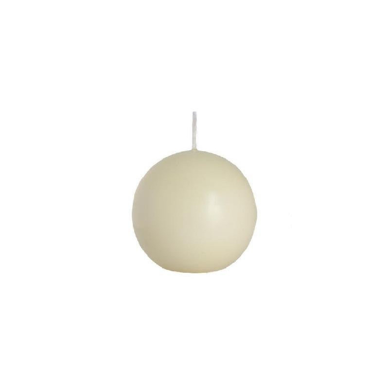 Candela sfera cm.8 avorio