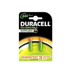 Duracell pile ricaricabili ministilo aaa 1,2v 750mah pz.2