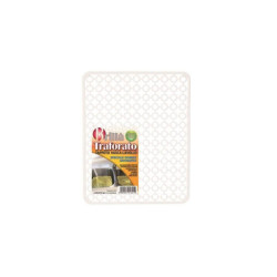 Brilla  tappeto lavello traforato bianco cm.26x30,5