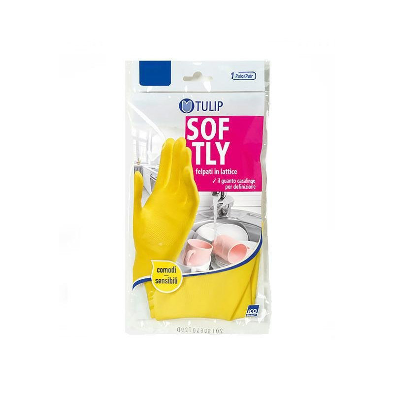 Guanti ico tulip casa felpati tg.6/6,5