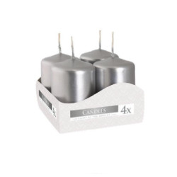 Candelotti cm.4x6 argento...