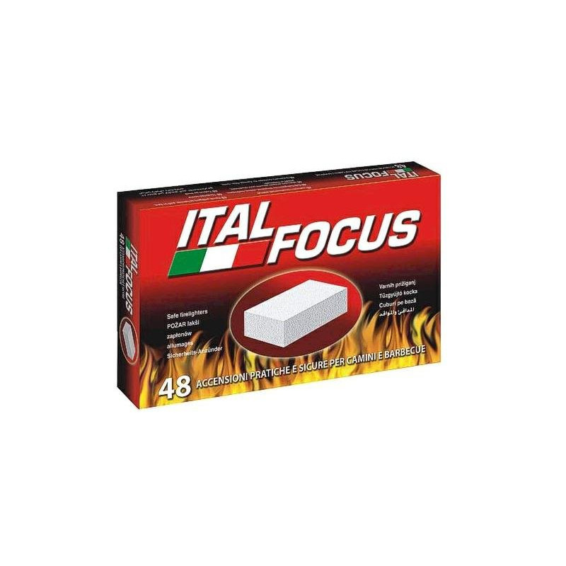 Italfocus accendifuoco pz.48 cubi