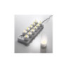 Lumini led ricaricabili set 12 a rt.c3000