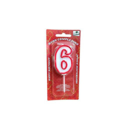 Candela a forma di numero...