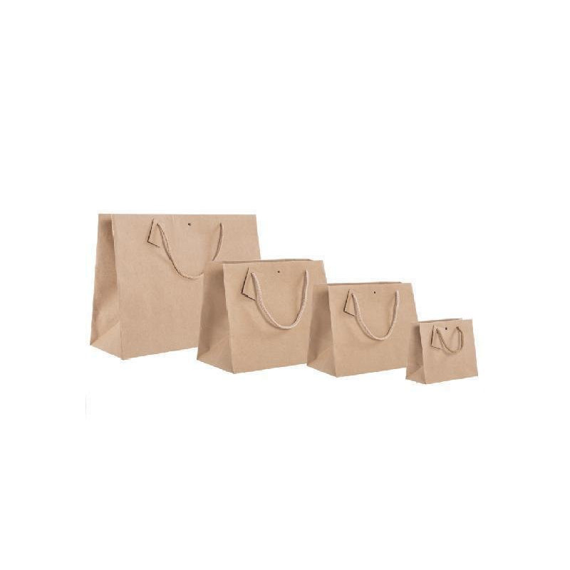 Borsa carta avana orizzontale 16+8x14 shb331na