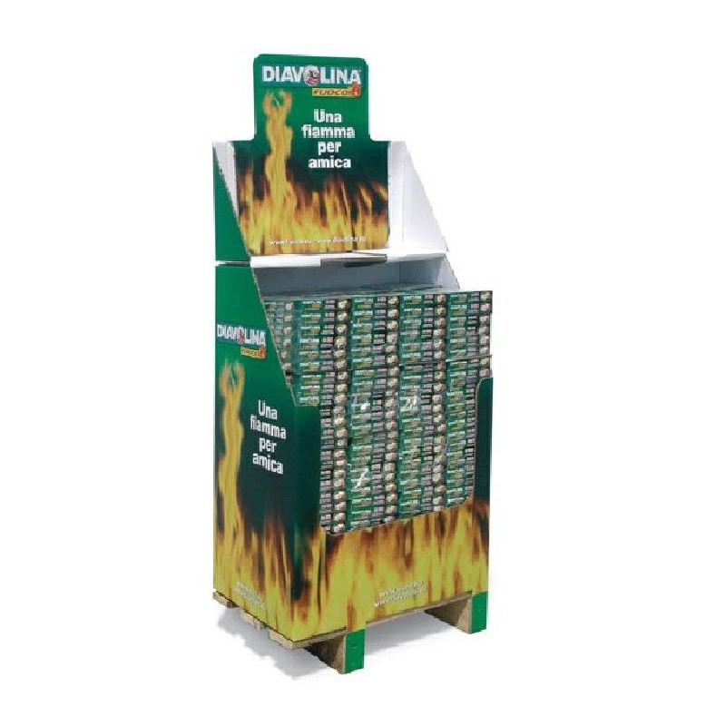 Diavolina accendifuoco pz.40 cubi pallbox pz.270 kit