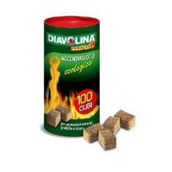 Diavolina accendifuoco ecologico pz.100