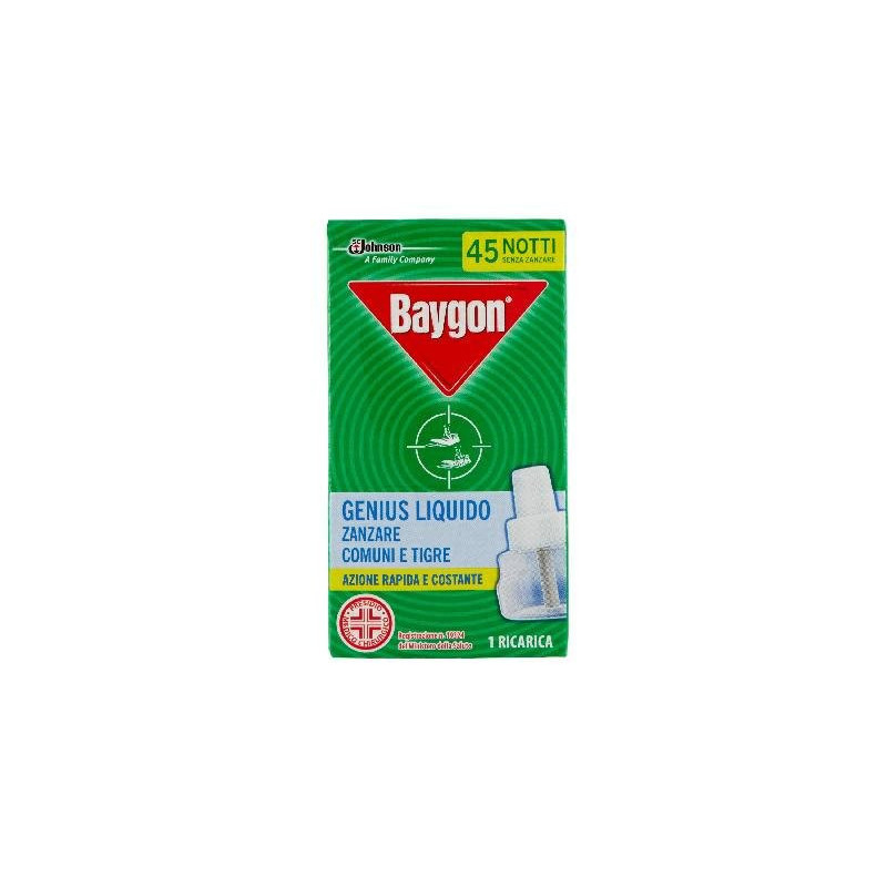 Baygon ricarica elettroemanatore genius liquido