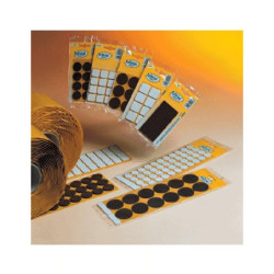 Feltrini quadrati noce mm.50x100 