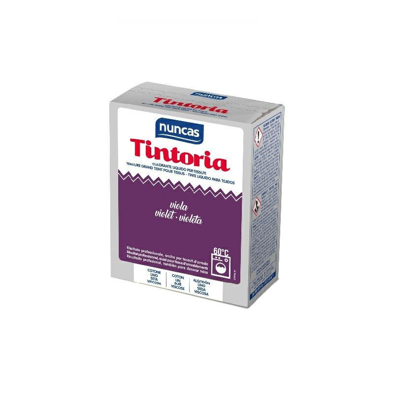 Nuncas tintoria cotone viola