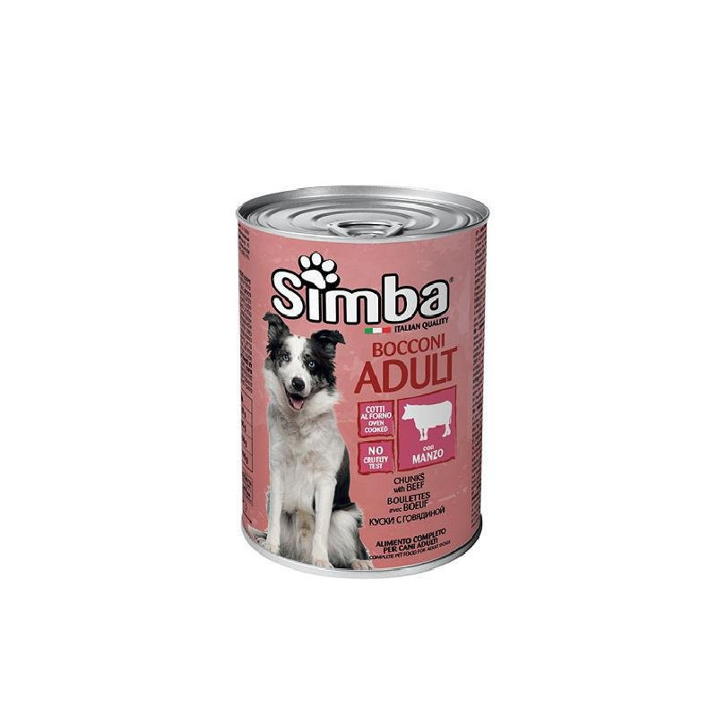 Simba bocconi cane barattolo gr.1230 vitello