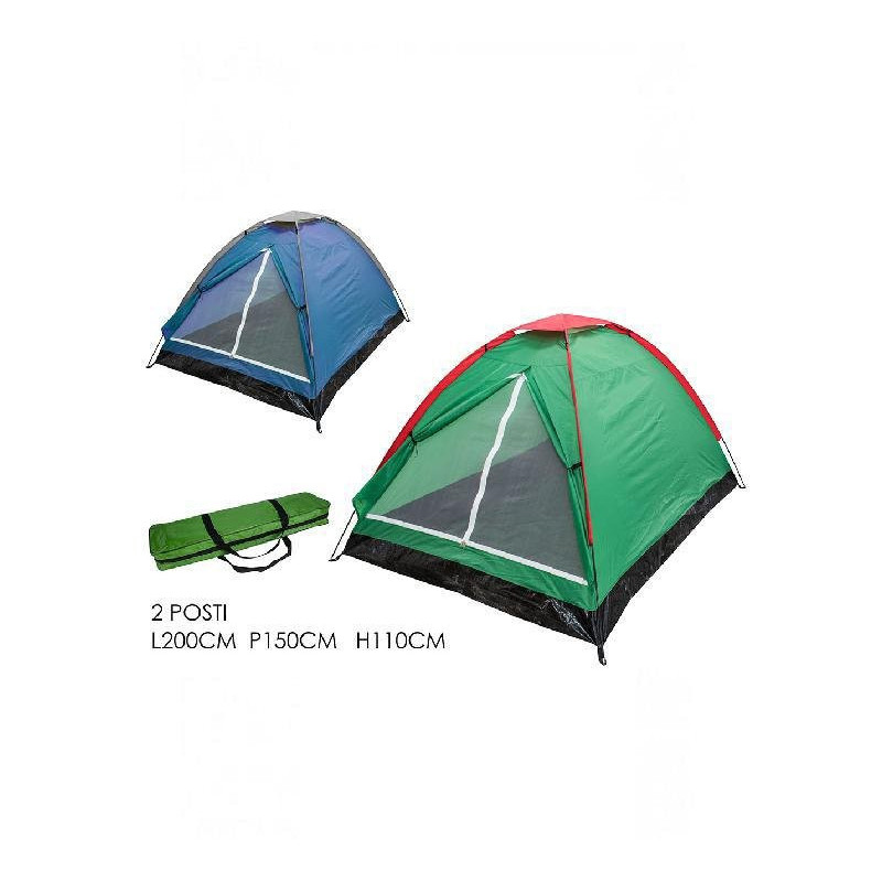 Tenda campeggio 2 posti cm.150x2 00x110 art.779002