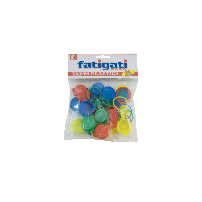 Tappi plastica lt.1 pz.24