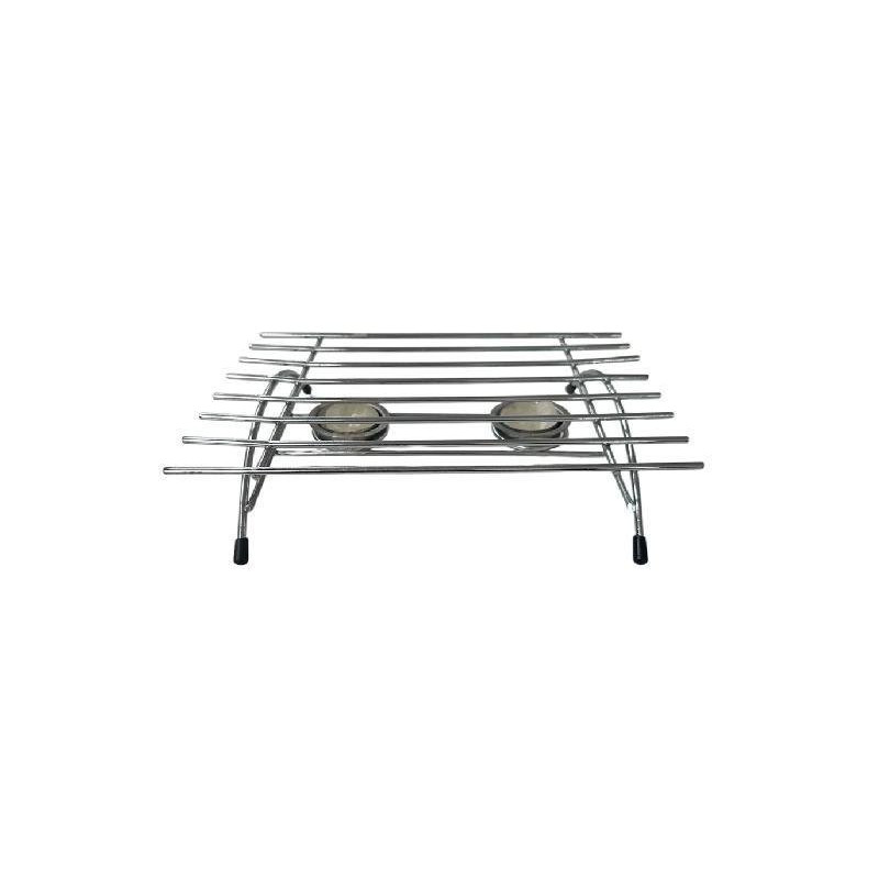 Portacandela scaldavivande metal lo con lumino art.rg-55135/215