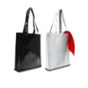 Shopper spesa plastificato nero cm.45+14x35 art.stn032n