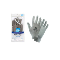 Guanti ico maglia nylon pu tg.10 xxl grigio