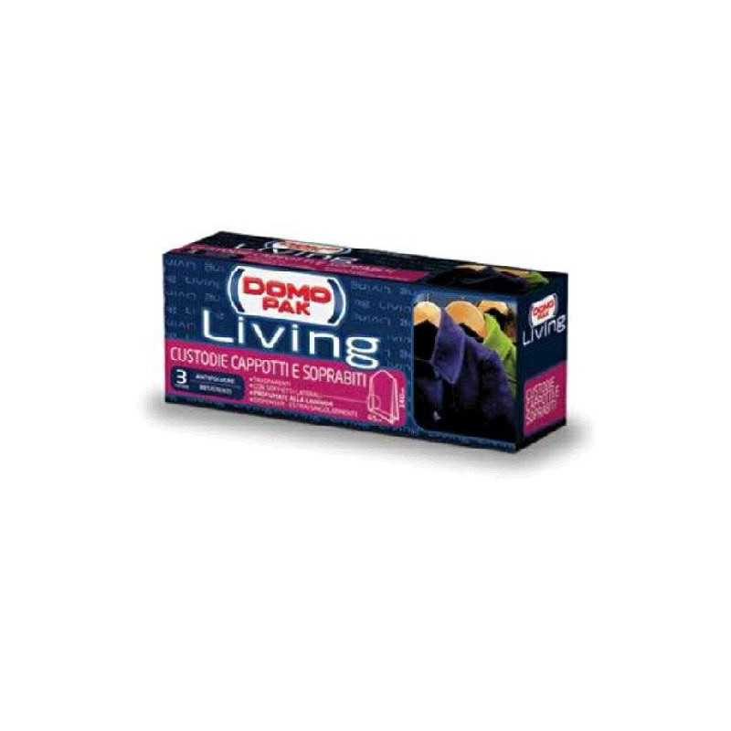 Domopak living custodie cappotti e soprabiti pz.3