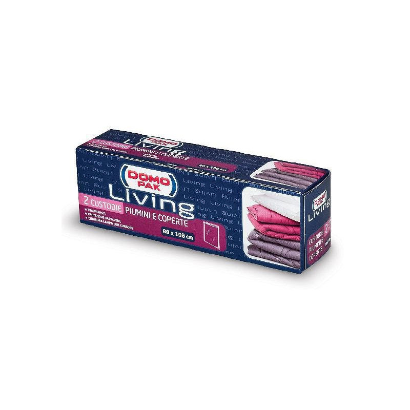 Domopak living custodie piumoni e coperte pz.2