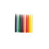 Candele tortiglione pz. 6 laccat e verde