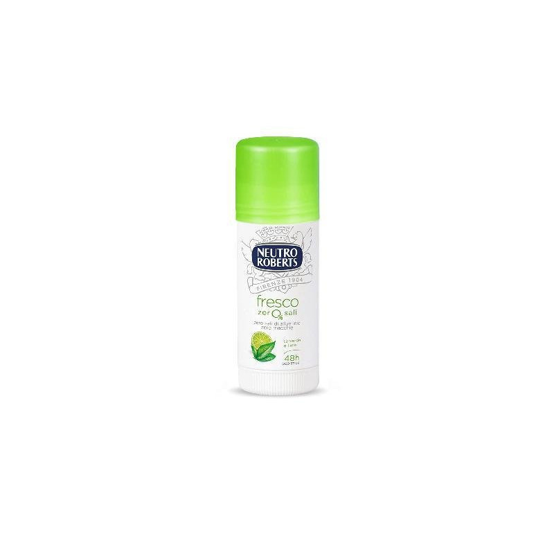 Roberts deodorante stick ml.40 v erde fresco te' verde e lime