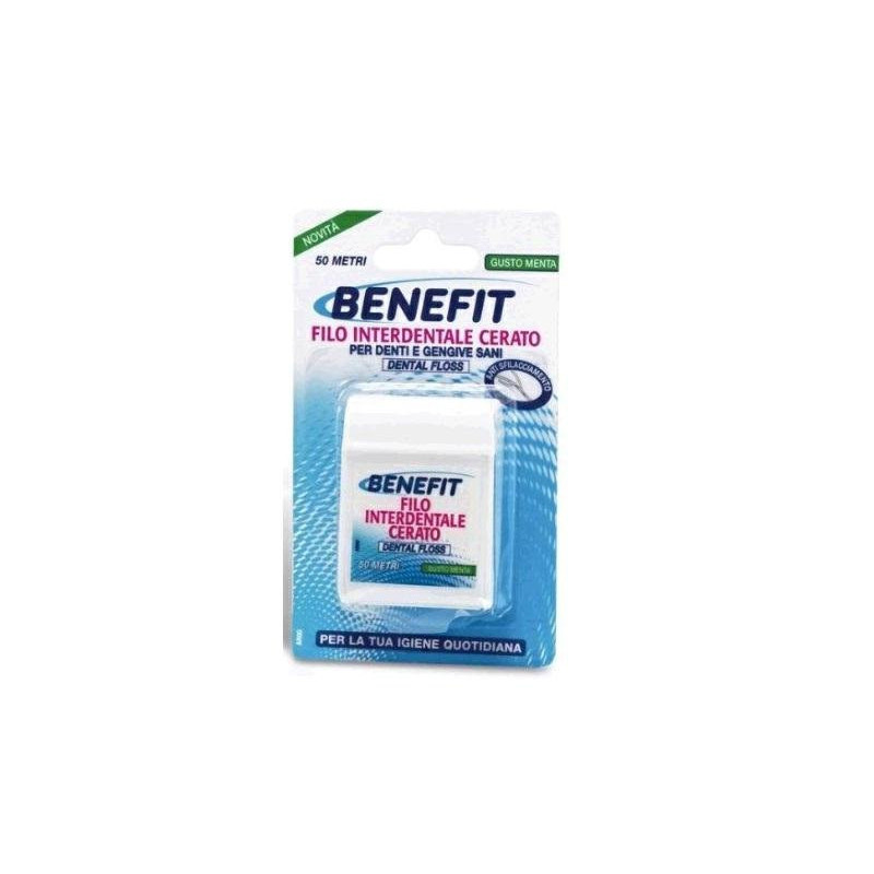 Benefit filo interdentale cerato gusto menta