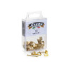 Gancio x per quadri ottonati n.1 pz.10