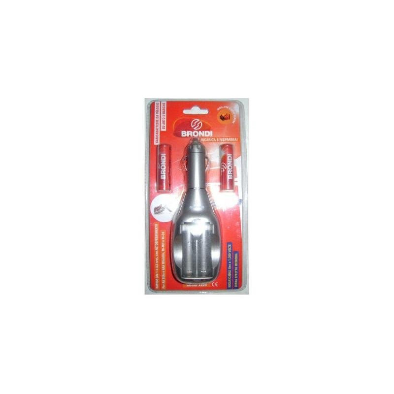 Brondi caricabatterie per auto c on 2 stilo